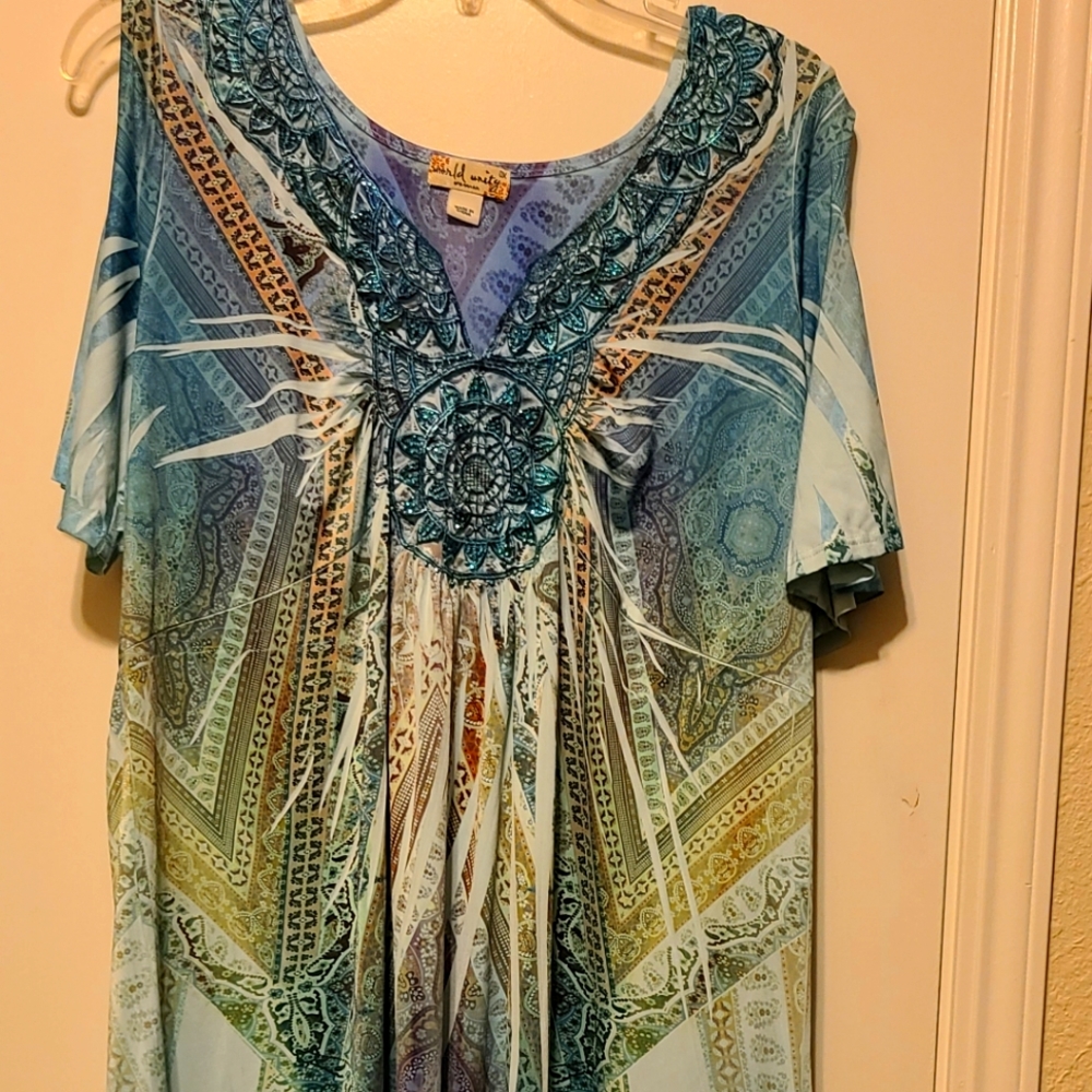 Plus size dress size 0X, World Unity